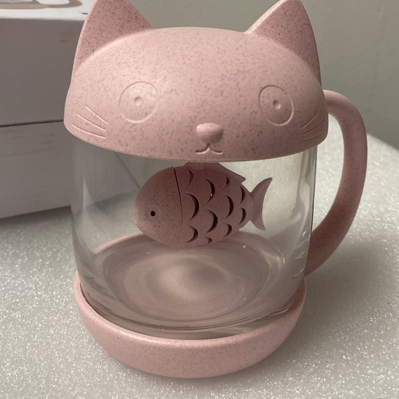Miniso Glass Mug pink New With Box - Picture 4 of 4
